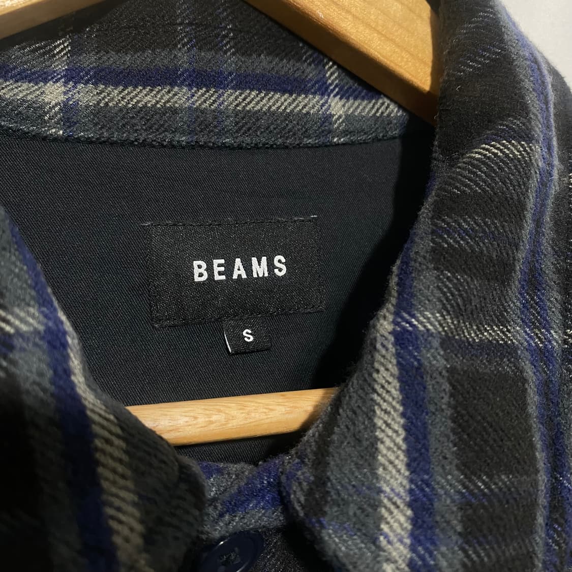 빔즈 오버사이즈 플란넬 셔츠 상품이미지2