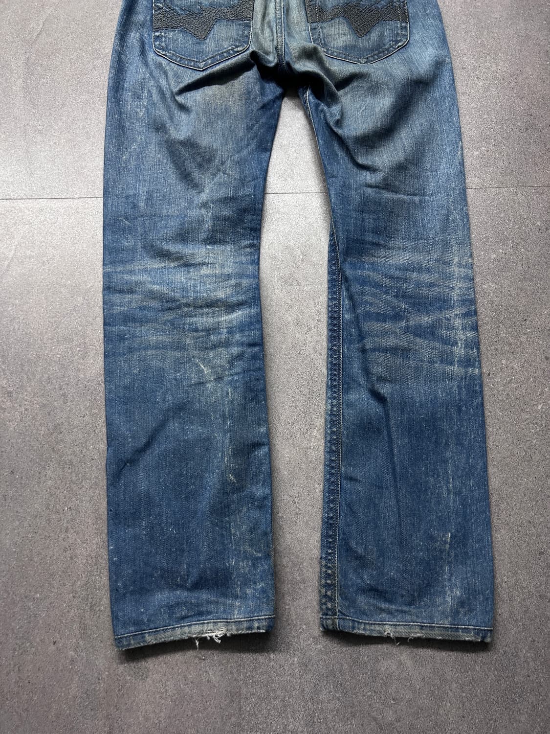 디젤 Thanaz 디스트레스드 워싱 데님 상품이미지8