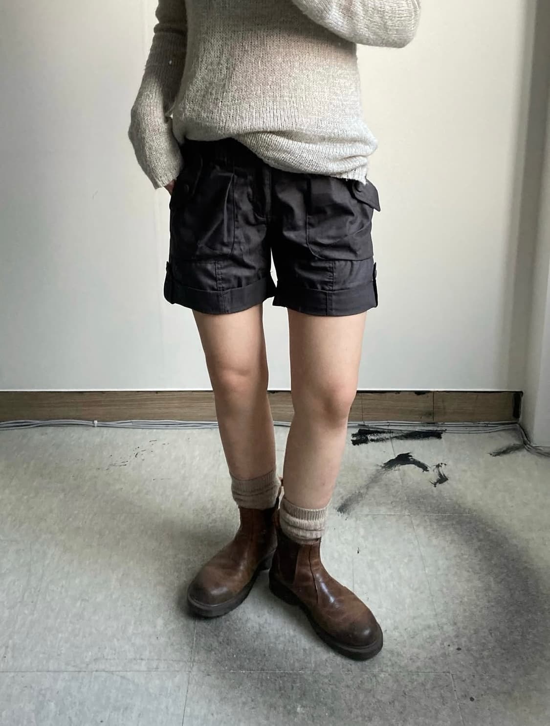 빈티지 카고 숏 팬츠 상품이미지2