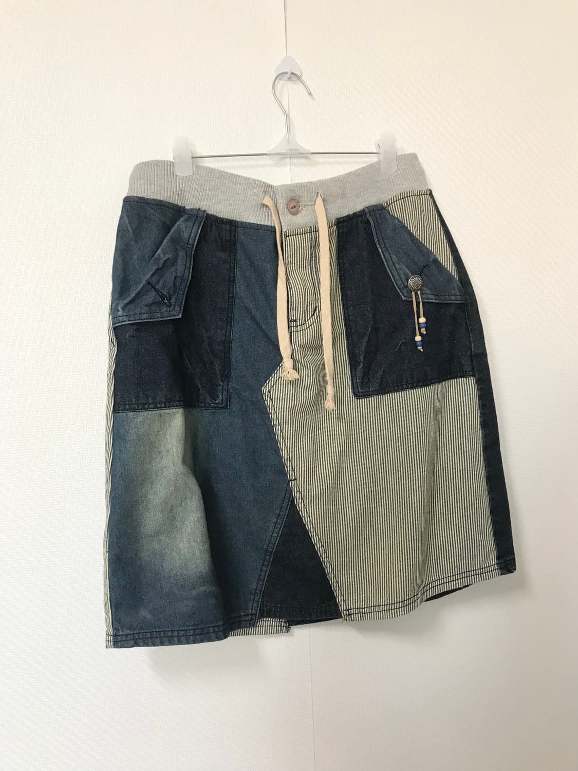 vintage patchwork denim skirt 상품이미지1