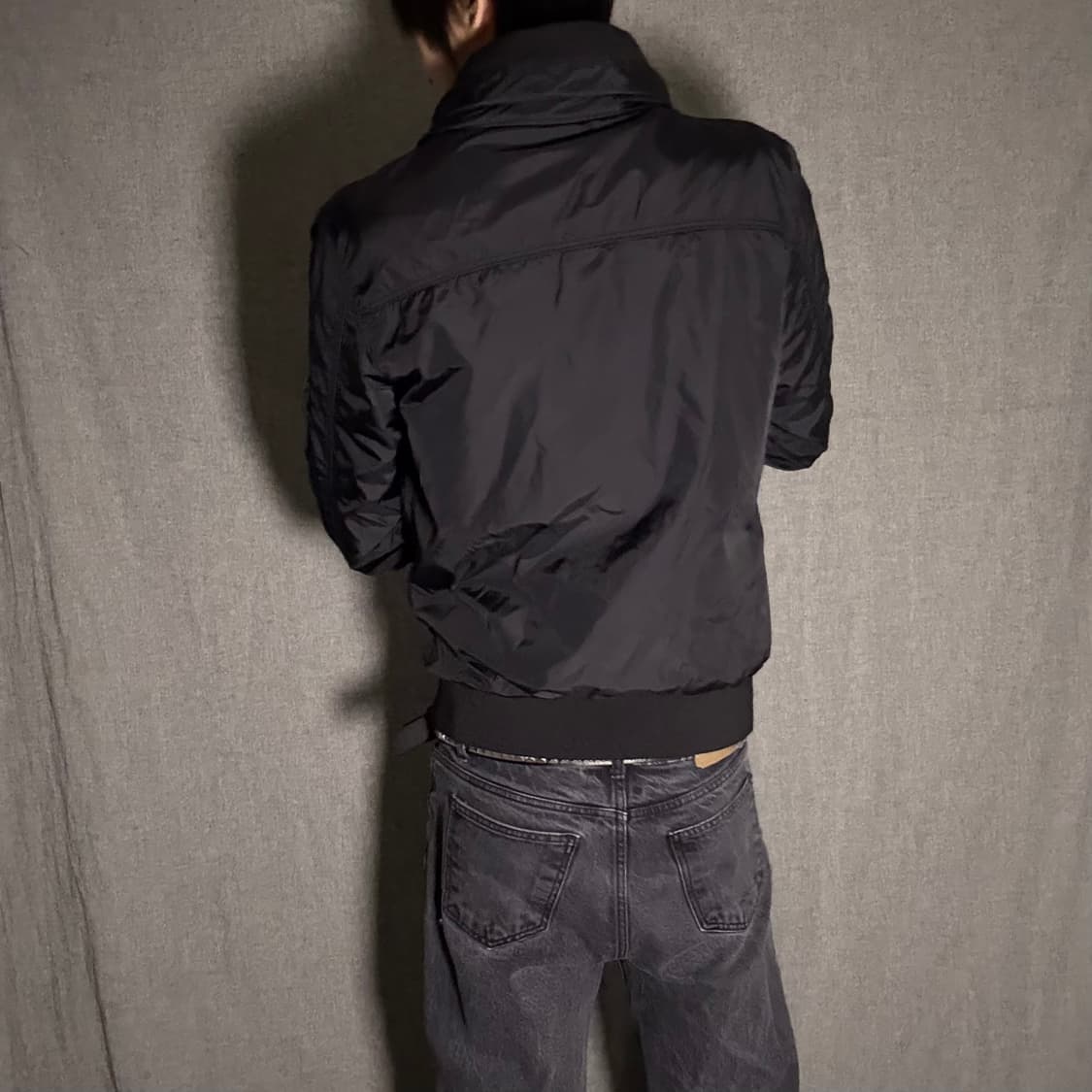 y2k 블랙 바람막이 점퍼 상품이미지6