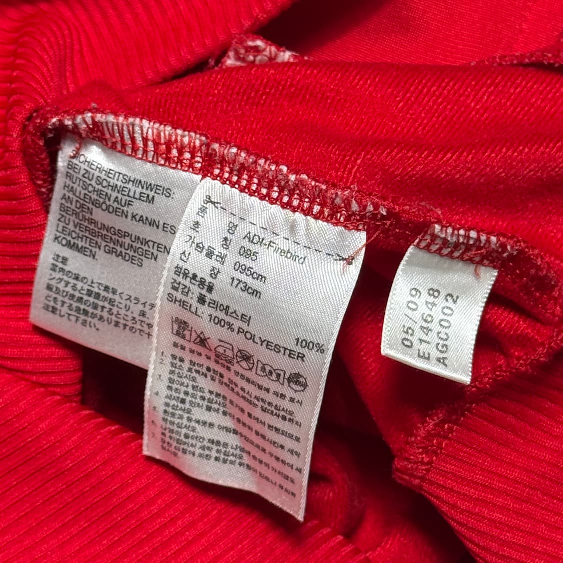 95 아디다스 파이어버드 레드 트랙탑 상품이미지5