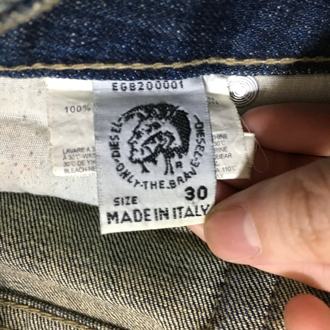 디젤 자수 부츠컷 데님 청바지 상품이미지6