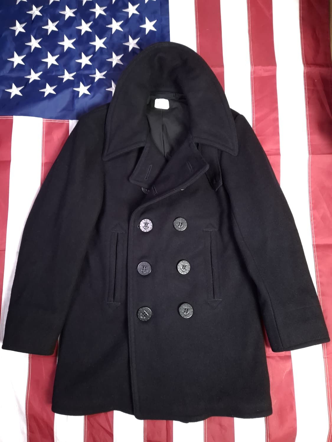 새제품급 오리지날 리얼맥코이 WW2 미해군  피코트 상품이미지1