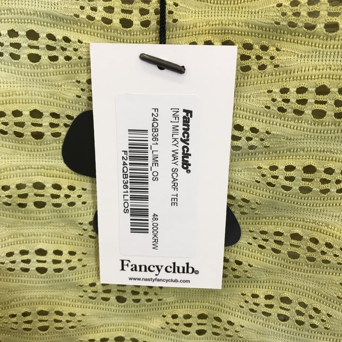 FANCY 팬시클럽 밀키웨이 스카프 티 [OS] 상품이미지2