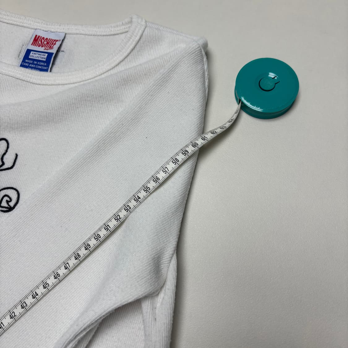 Mischief white long sleeve embroidered 상품이미지7