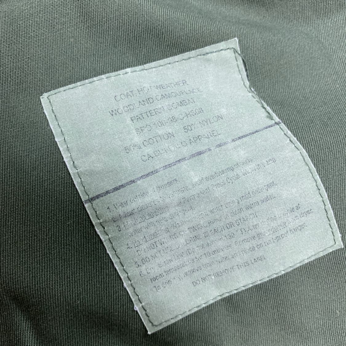 2XL)90s buffalo apparel 숏 내수용 OG BDU 자켓 상품이미지4