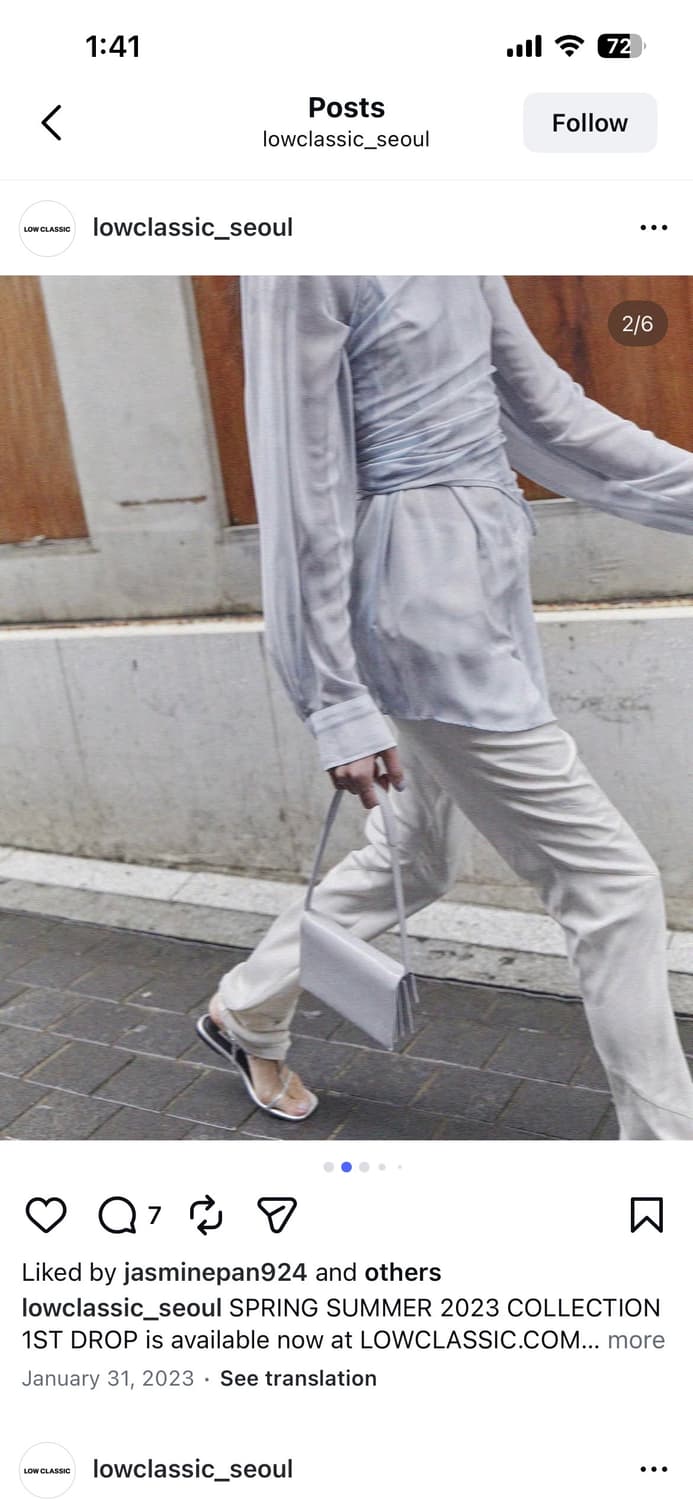 로우클래식 블라우스, 탱크탑 세트 상품이미지2