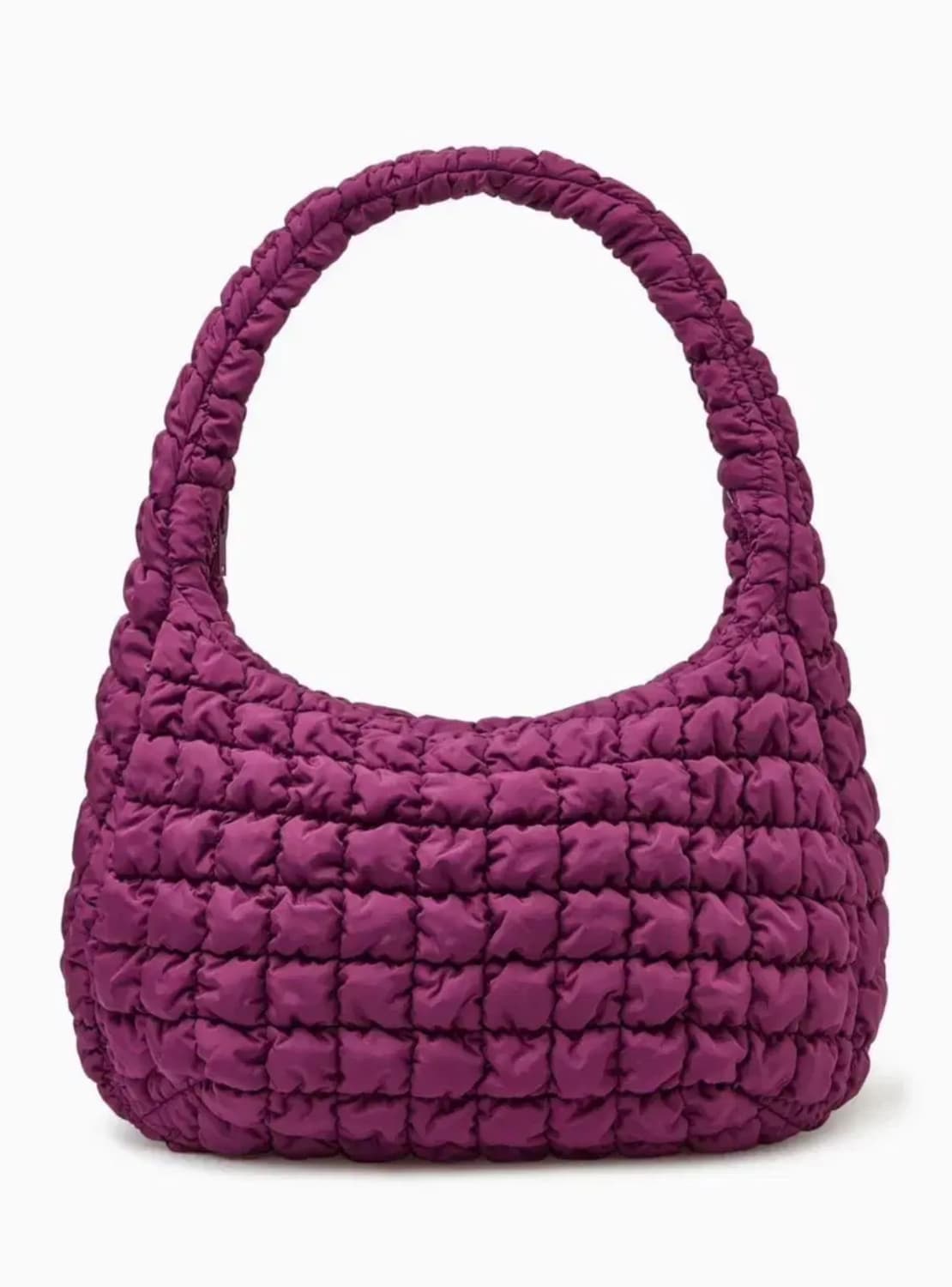 새상품 Cos 퀼티드 오버사이즈백 버건디 상품이미지1