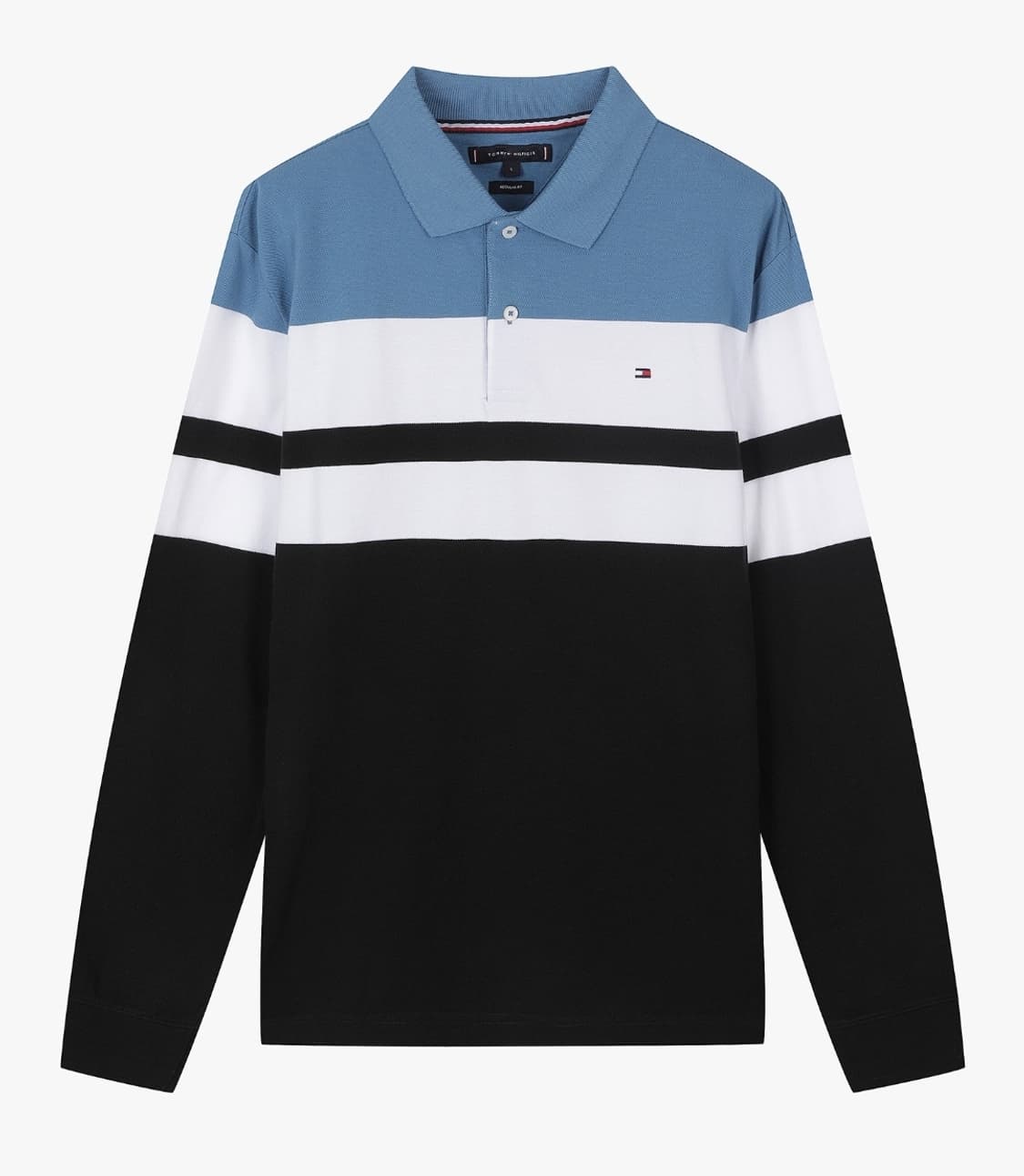 타미힐피거 스트라이프 레귤러 폴로티셔츠 M (~100) 상품이미지1