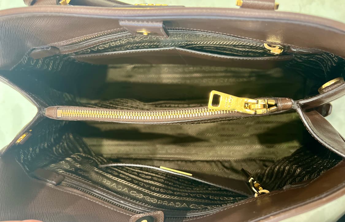 프라다 사피아노 럭스 카카오 BN2558 토트백 상품이미지7