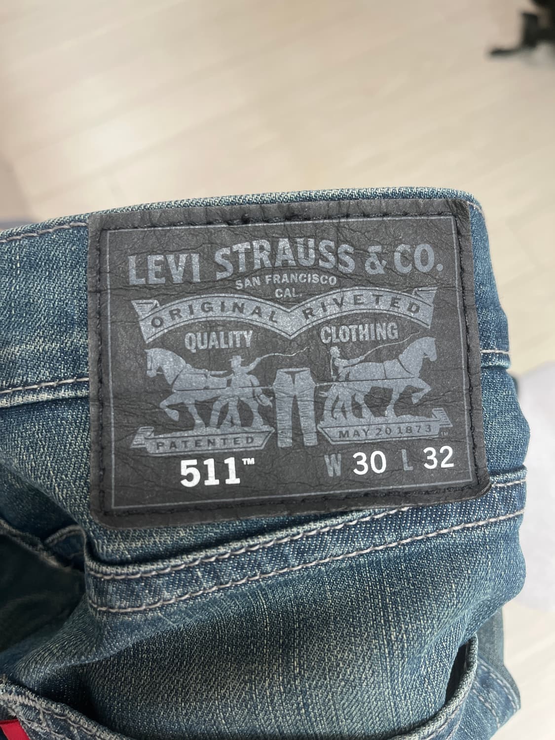 리바이스 511 블랭크탭 상품이미지3