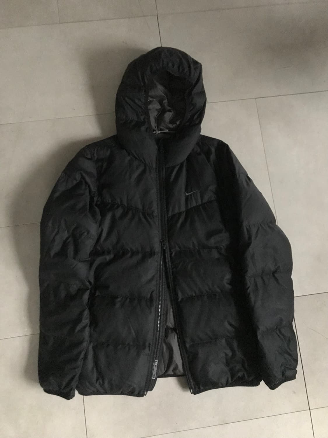 나이키 블랙 투웨이 후드 패딩 상품이미지8