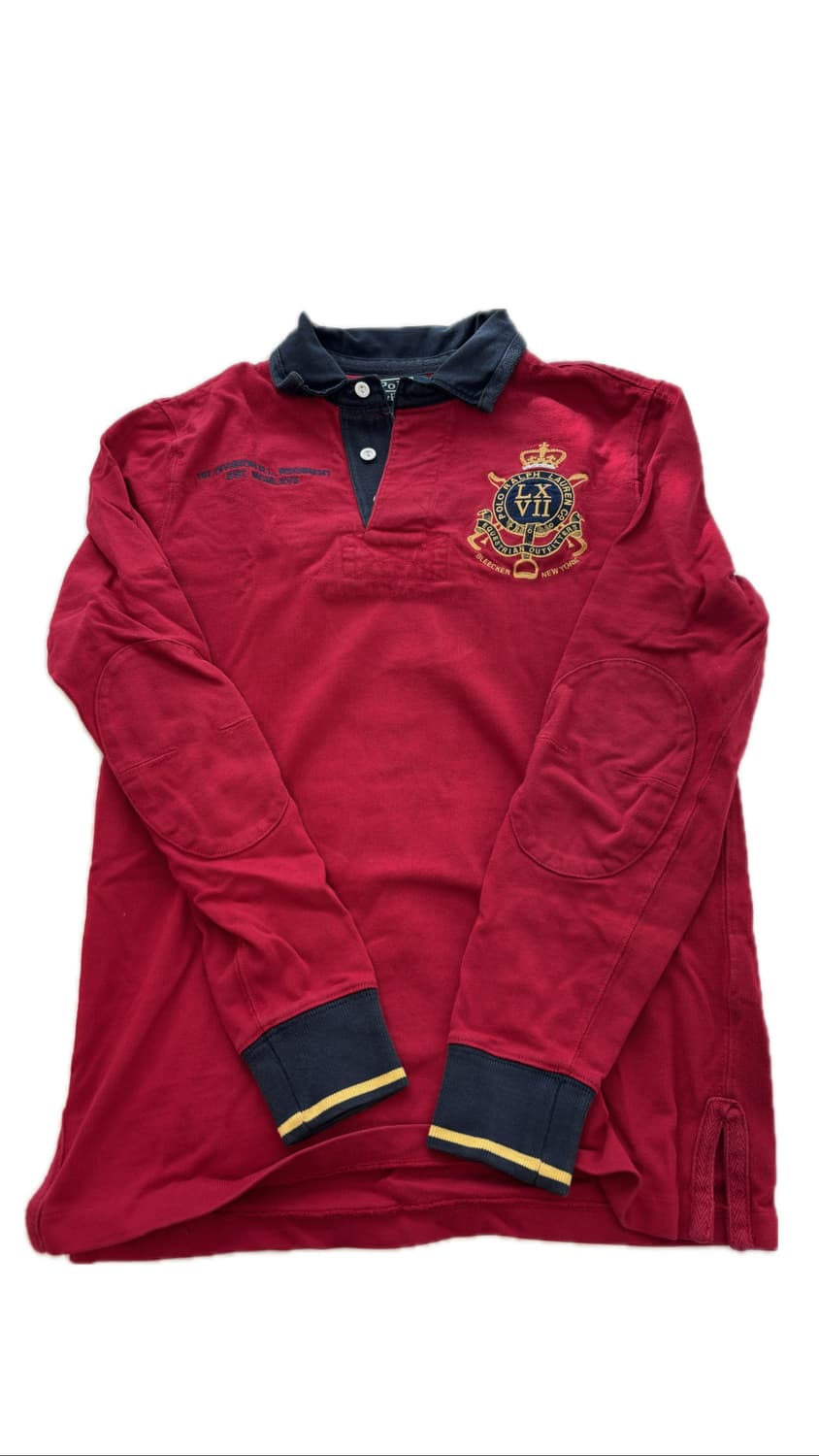 폴로 랄프로렌 럭비티 빨강 상품이미지2