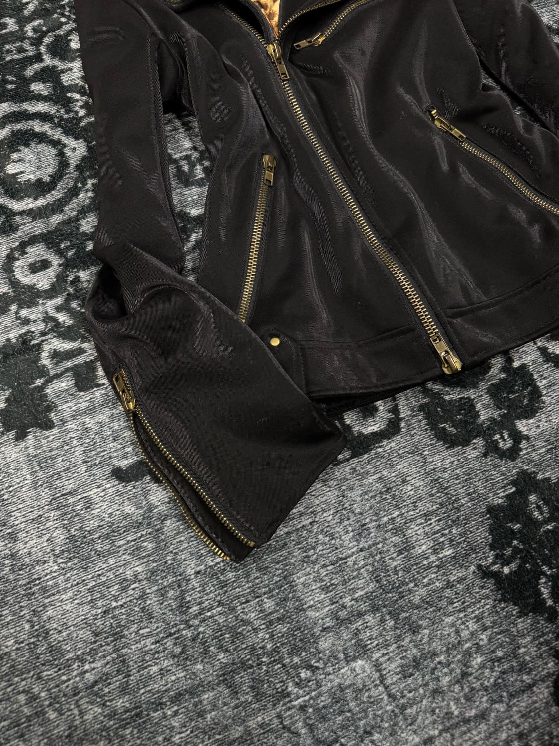 Vice fairy 00s archive satin rider jacke 상품이미지4