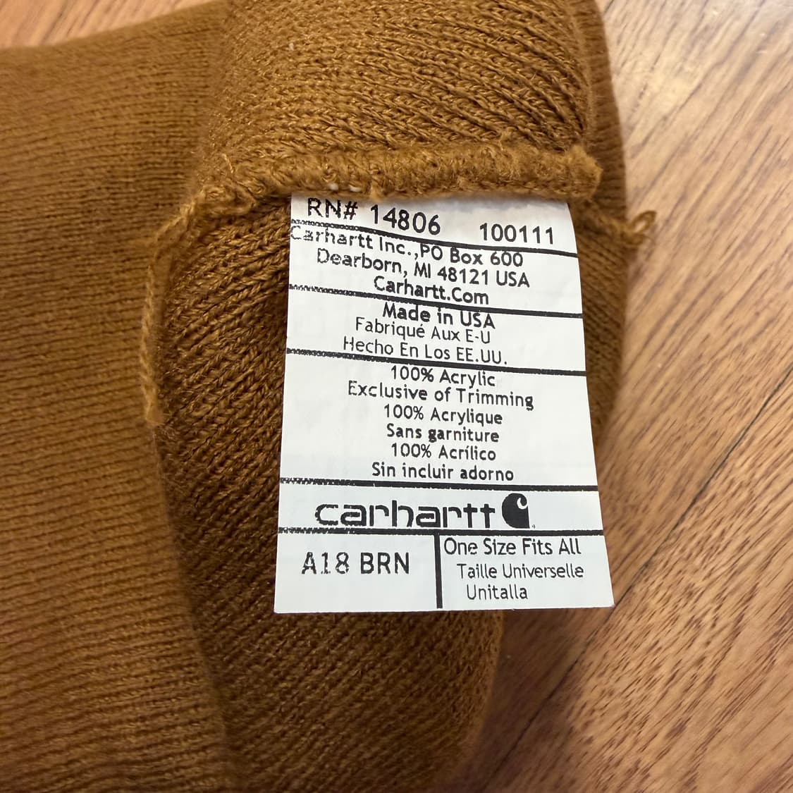 칼하트 WIP 아크릴릭 비니 상품이미지3