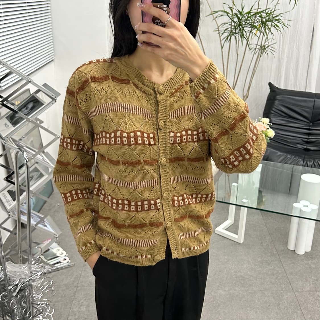 RUPE 레트로 니트 가디건 상품이미지1