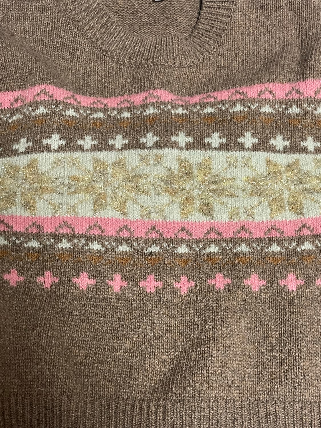 Grove 그로브 21fw snow knit brown 상품이미지2