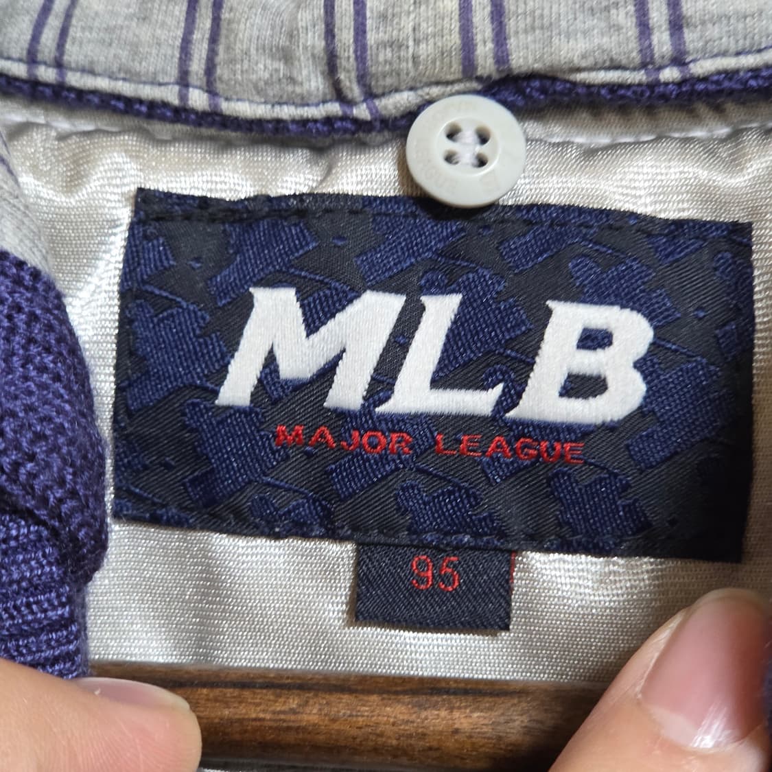 엠엘비 애스트로스 퍼플 누빔 바시티 자켓 상품이미지8