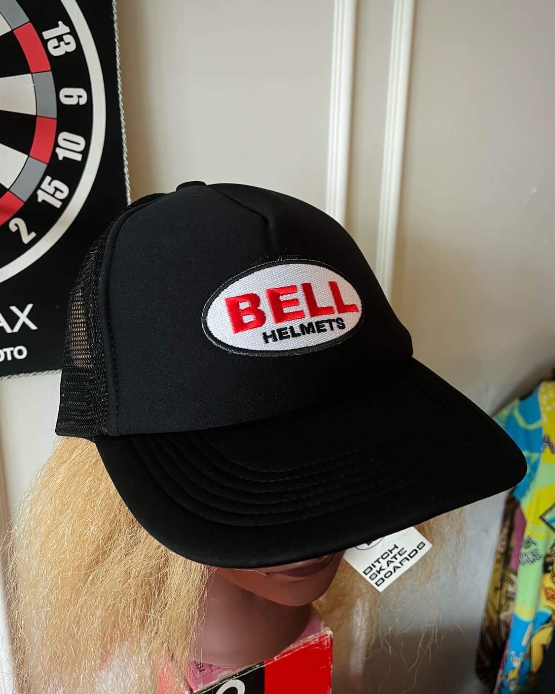 Vintage "BELL Helmets" Patch Trucker Cap 상품이미지5