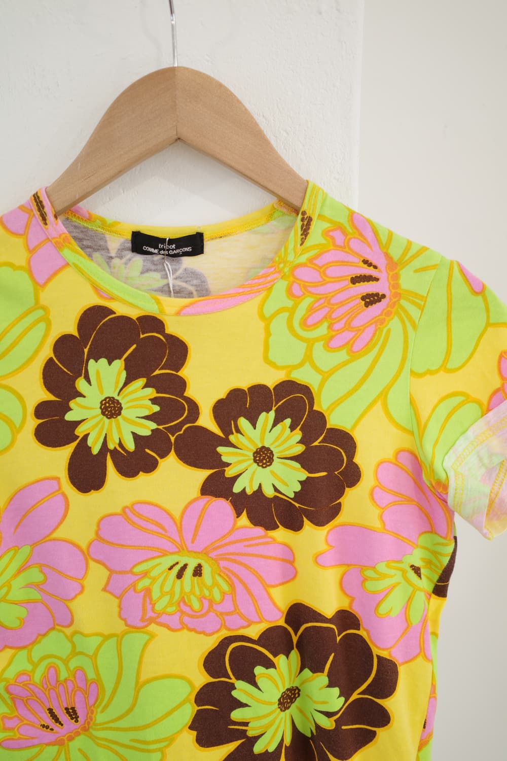 Comme des Garcons Yellow Flower T-Shirt 상품이미지6