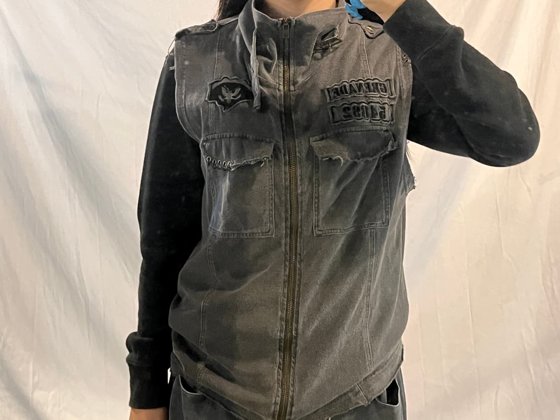 Ppfm two-way zip-up vest 상품이미지1