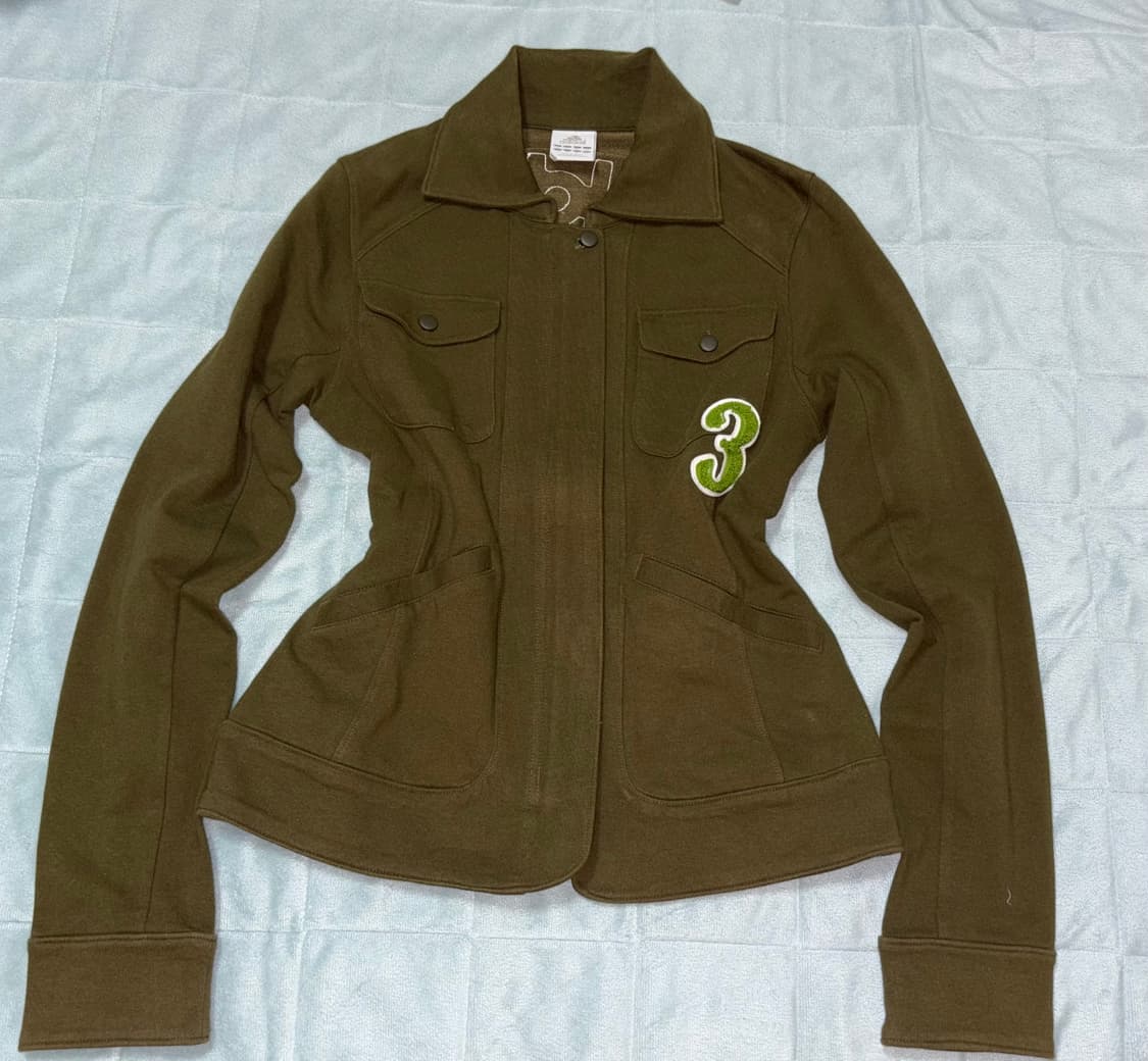 아디다스 백로고 y2k 자켓 집업 져지 삼선 스포티 부클 러힙 상품이미지4