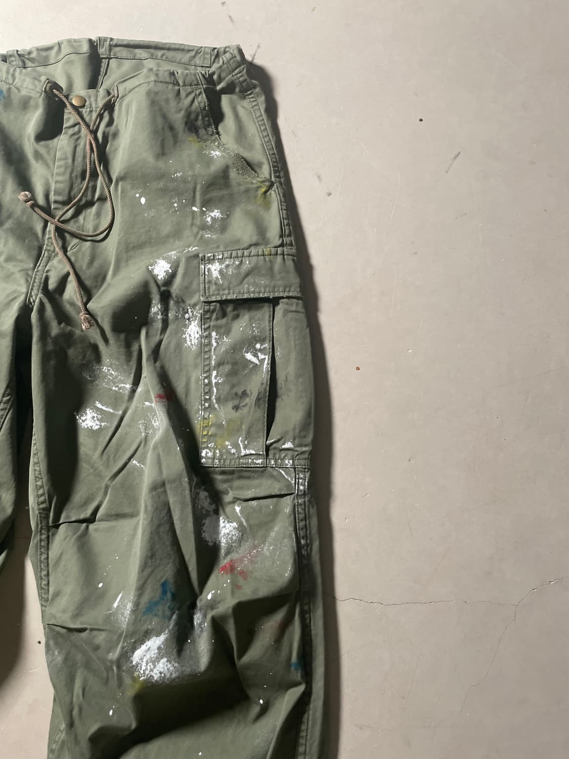 존블  Hand-Painted Wide Cargo Pants 상품이미지3