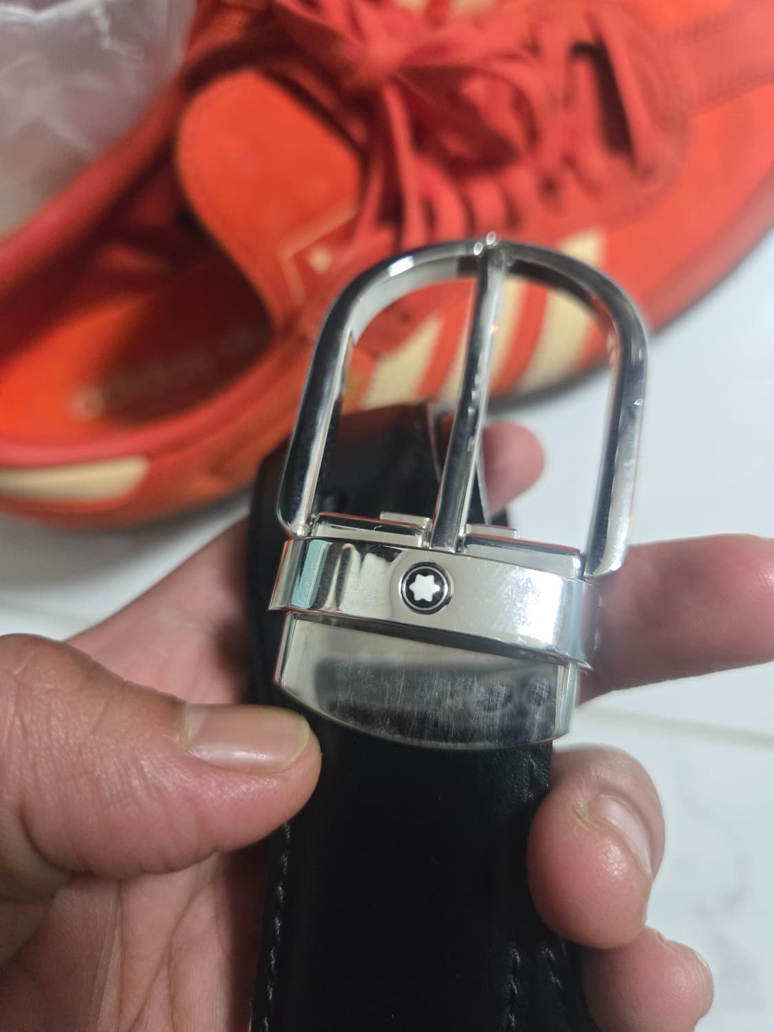 Montblanc 남성 벨트 정품 38-41 사이즈 상품이미지5