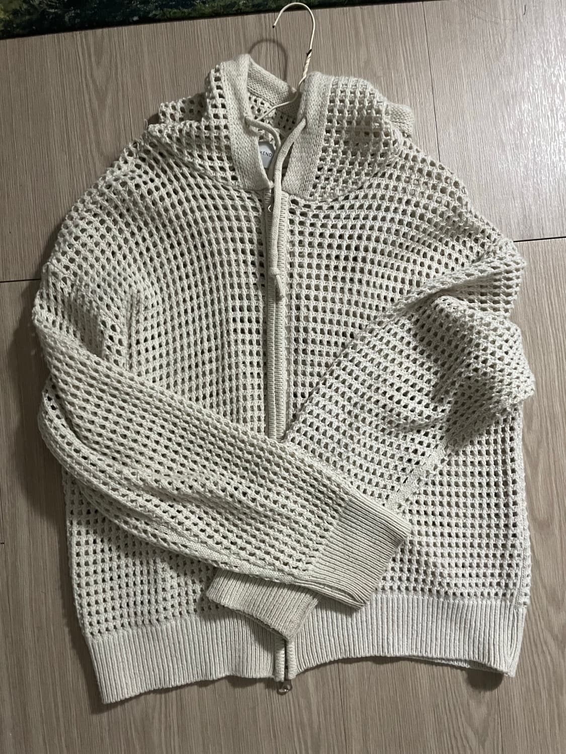 니트 후드집업 상품이미지1