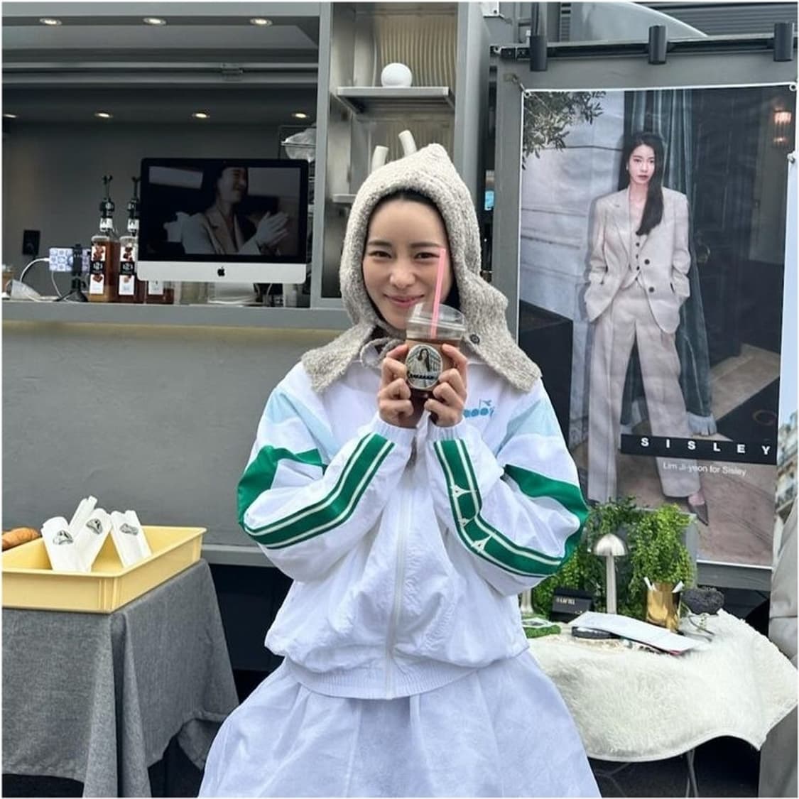 Diadora 디아도라 그랜드슬램 자켓 화이트 상품이미지2