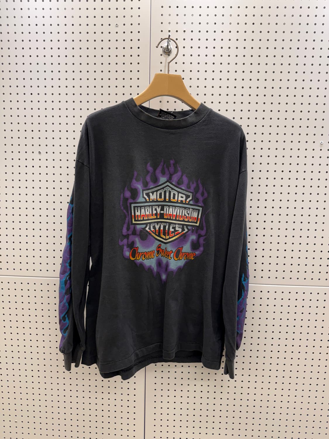 할리데이비슨 빅로고 파이어 롱슬리브 U1172 상품이미지2