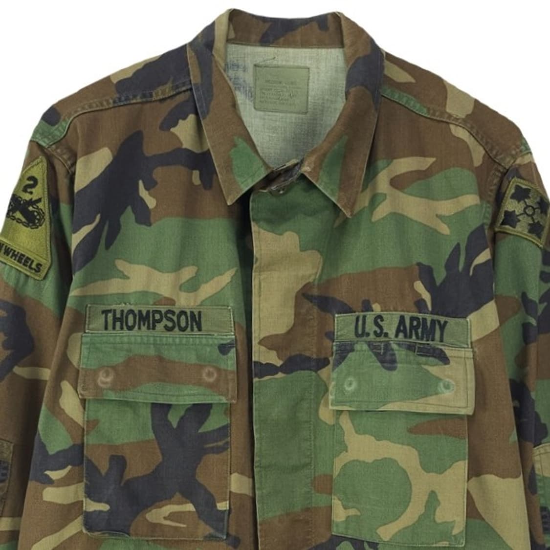 [빈티지] 90s US ARMY 우드랜드 카모 BDU 자켓 M20684 상품이미지4