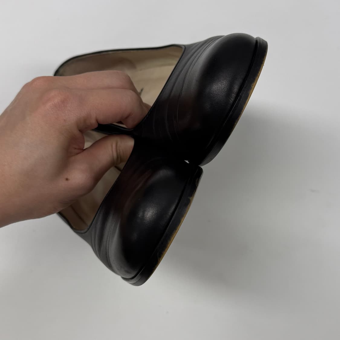 90s Margaret Howell round toe pumps 상품이미지5