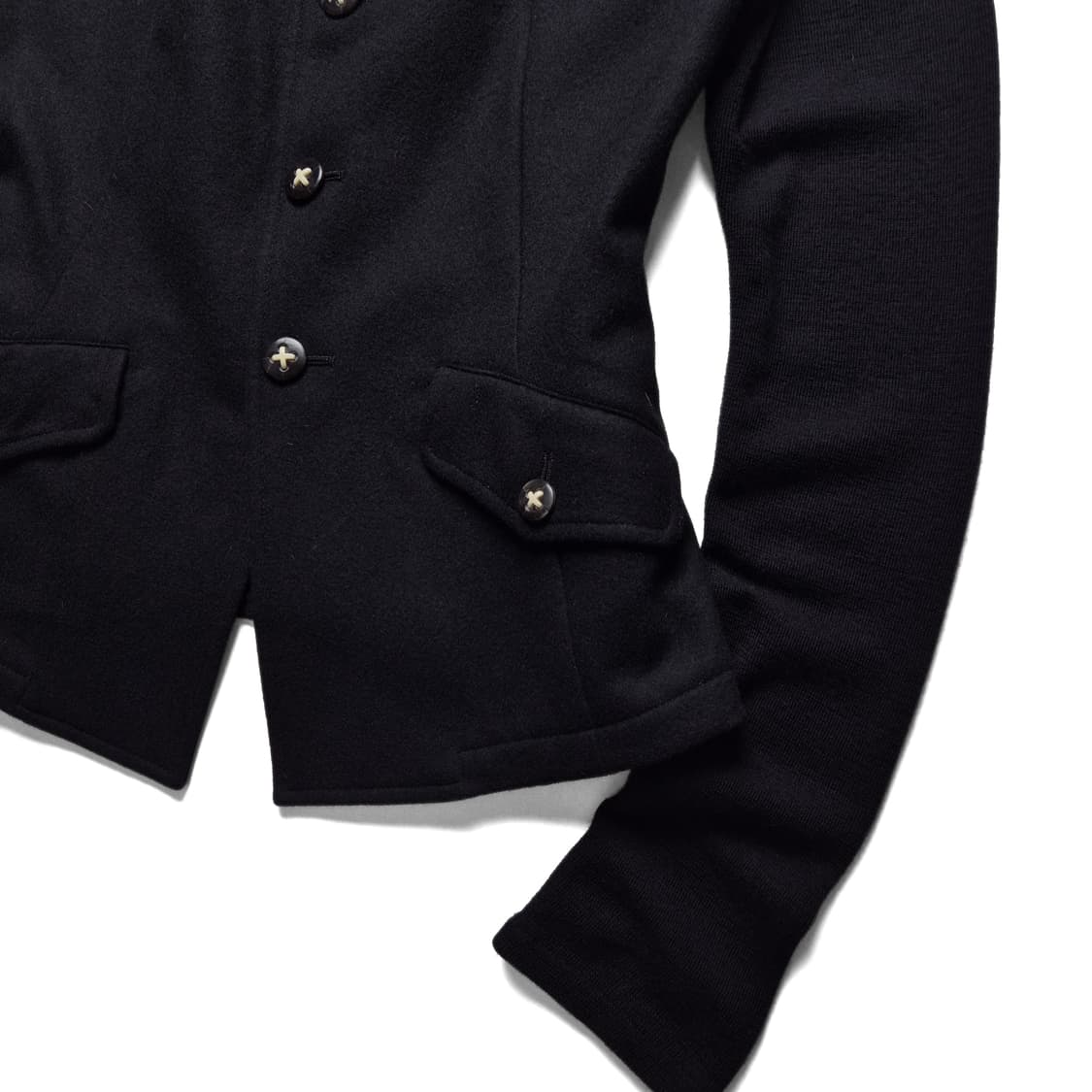 [1] 요지야마모토 와이즈 레더카라 울자켓 상품이미지5