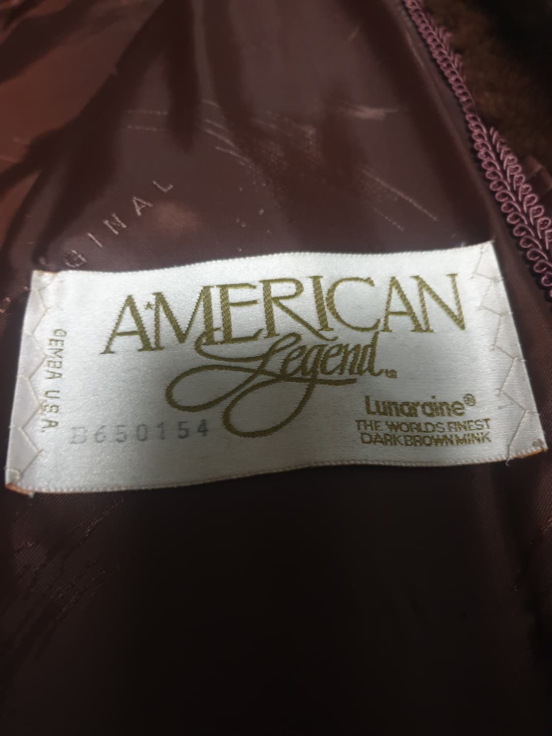 진도 LE PHARE 아메리칸레전드 밍크 코트 다크브라운 (55-66) 상품이미지5