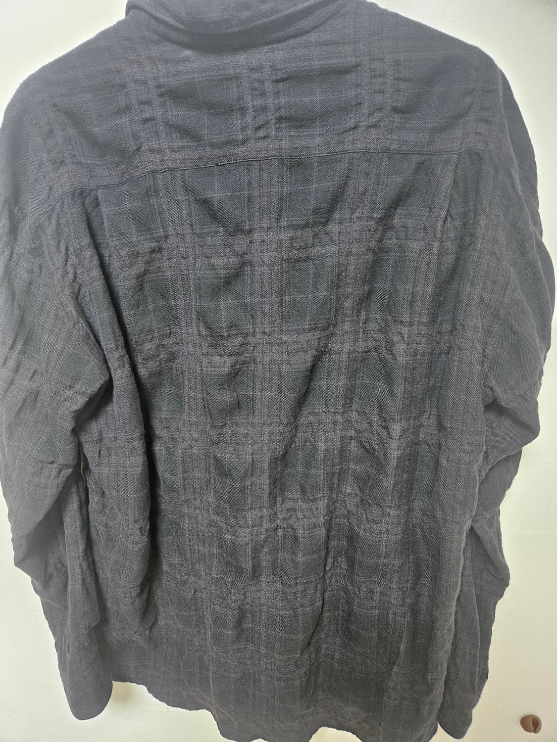 [2] 아워셀브스 빈티지 체크셔츠 블랙 상품이미지3