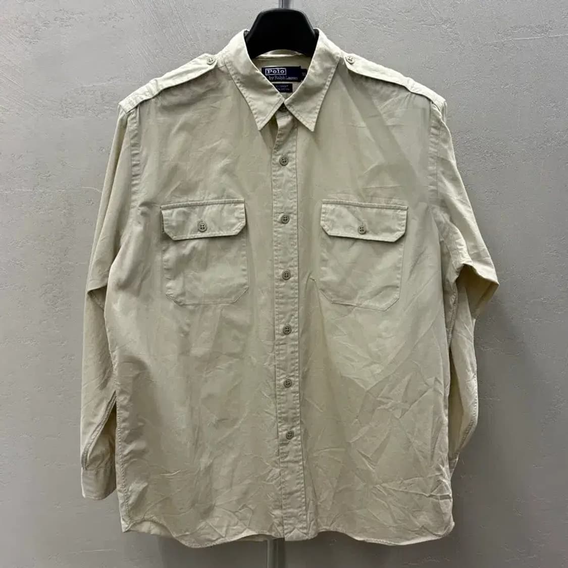 Polo RalphLauren 폴로 랄프로렌 베이지 포켓 셔츠 XL 상품이미지2