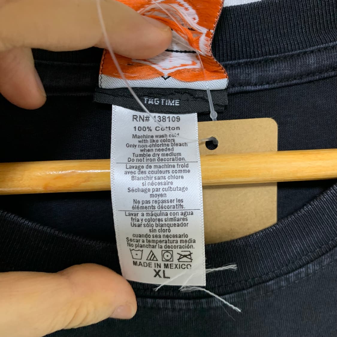 할리데이비슨 빈티지 프린팅 슬리브리스 나시 차콜 XL 남녀공용 상품이미지6