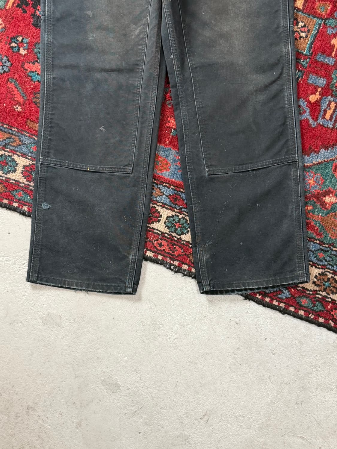 OG USA Made 칼하트 B01 더블니 블랙 칼하트 썩블니 카펜터 상품이미지7