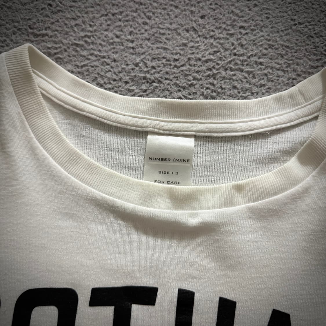Number (N)ine 02ss t shirt 상품이미지2