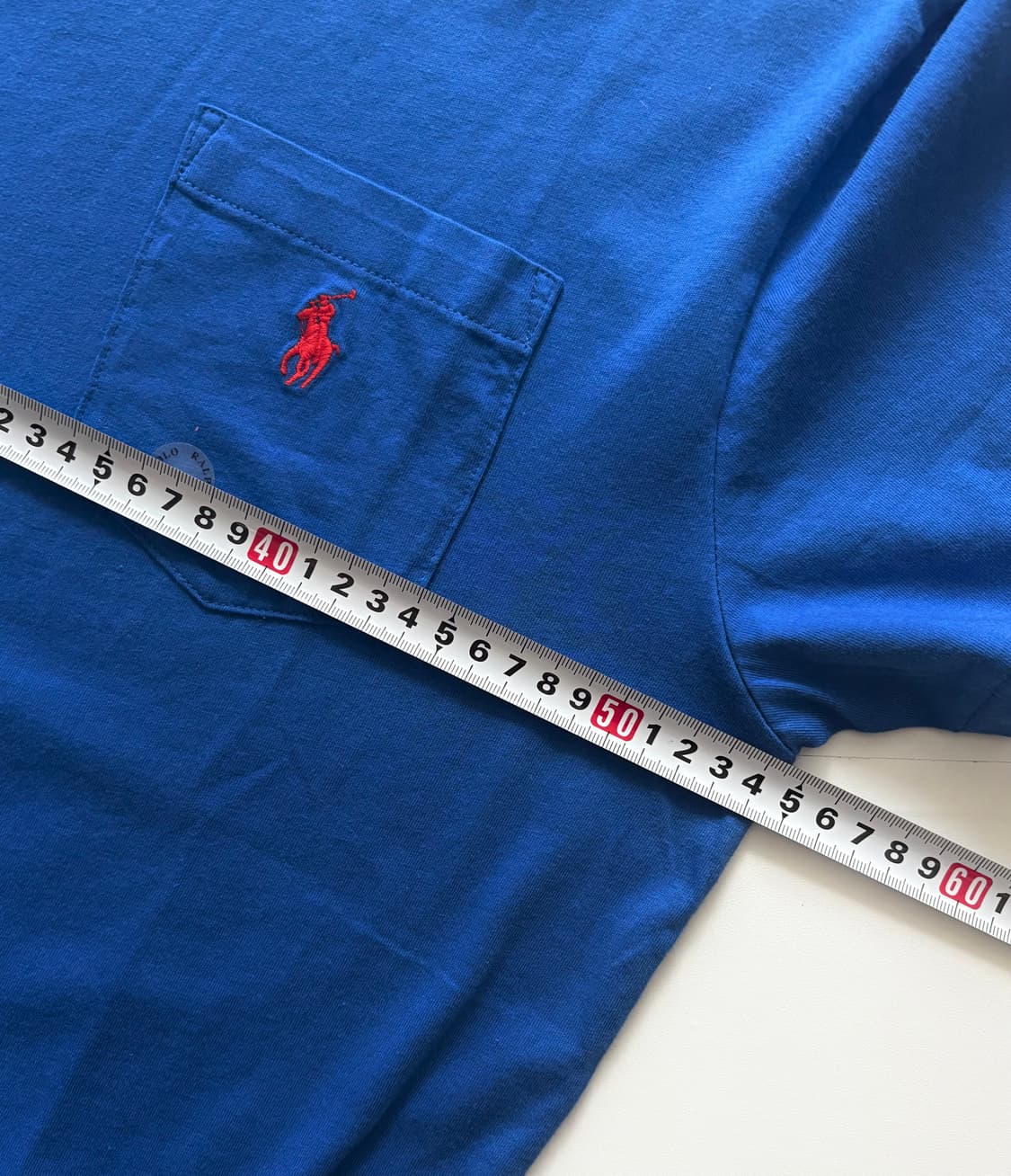 [새상품] Polo 폴로랄프로렌 포켓 블루 반팔티 상품이미지6
