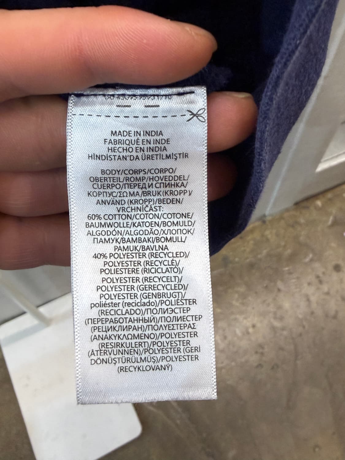 폴로 랄프로렌 맨투맨 네이비 M 상품이미지5