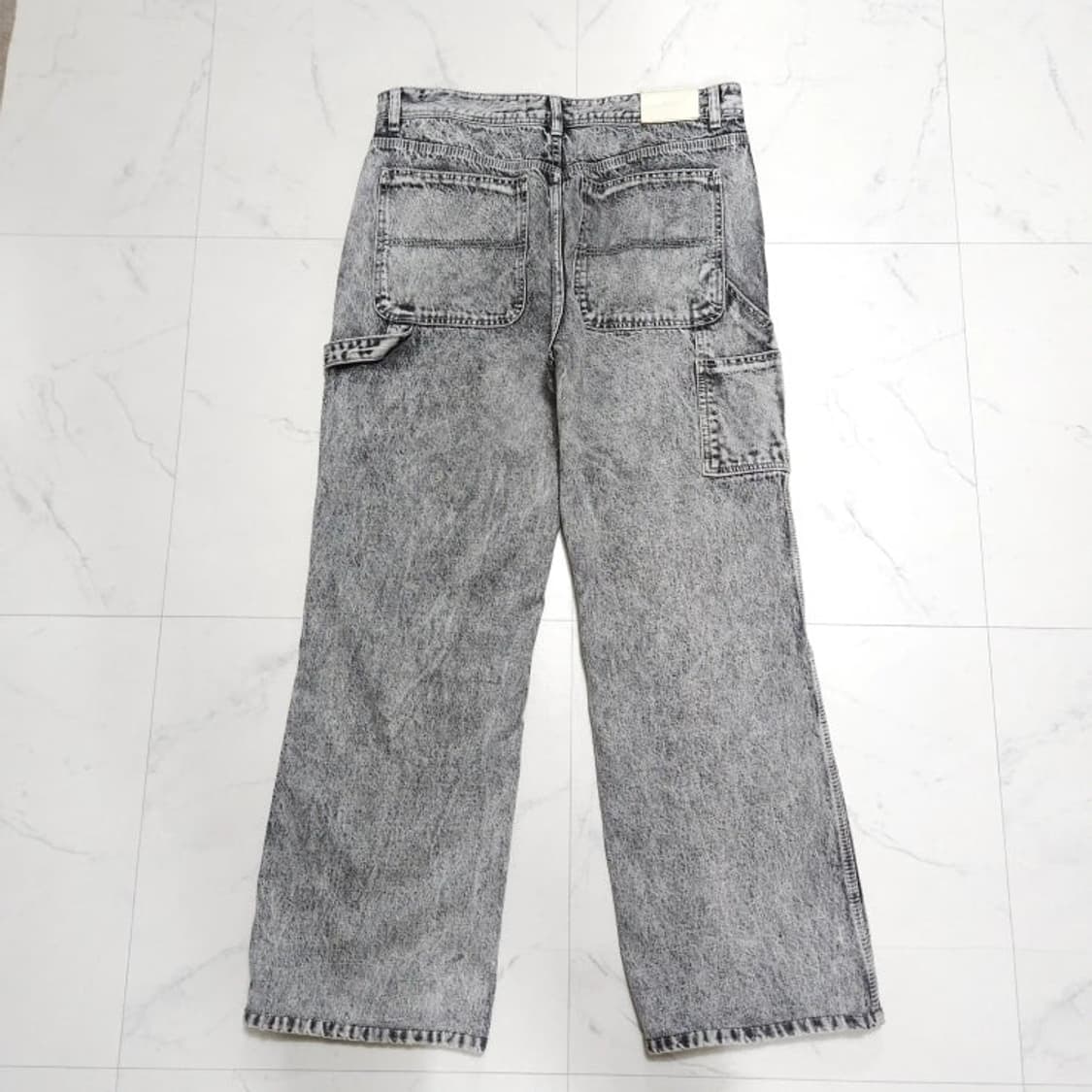 34)MAISON MINED 메종미네드 카펜터 와이드 데님 청바지 상품이미지4