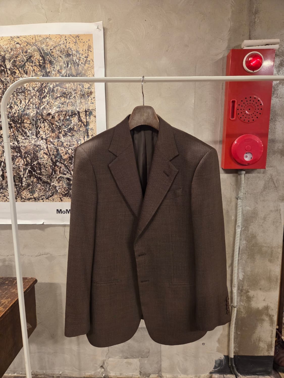 아르마니 꼴레지오니 홉색 트위드자켓 상품이미지8