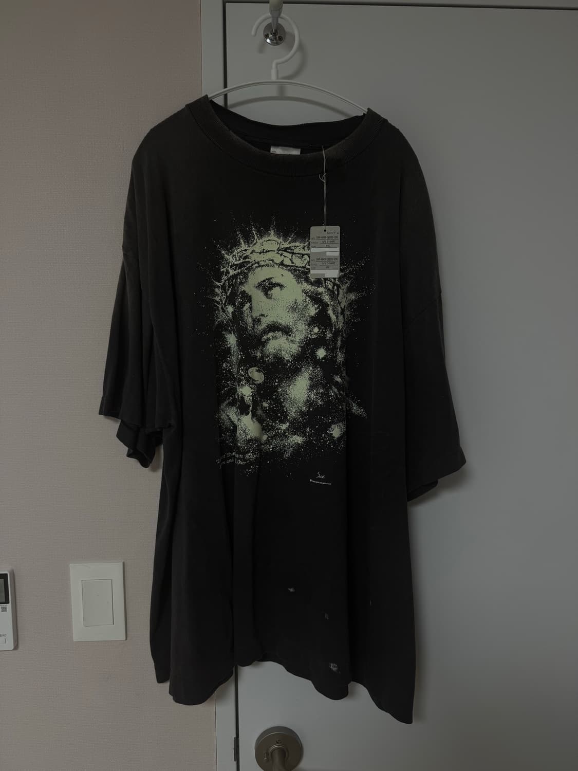 [2XL XXL] 25ss 세인트미카엘 지져스 반팔 티셔츠 상품이미지1