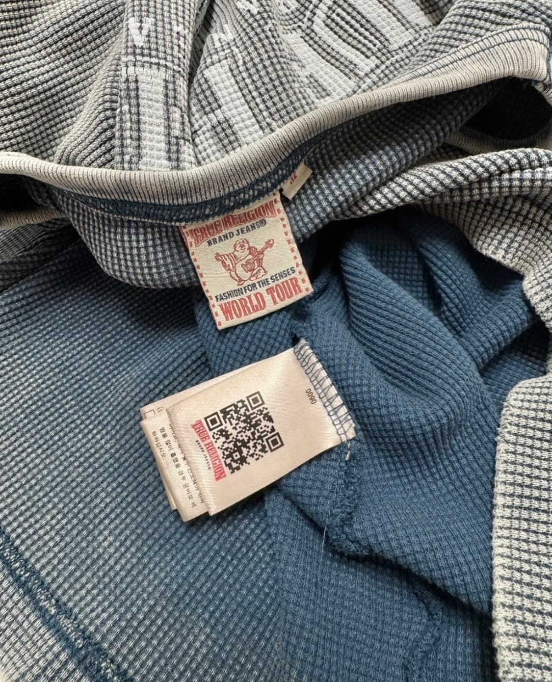 [정품] 트루릴리젼 긴팔 와플 “빈티지 블루” 100 상품이미지5