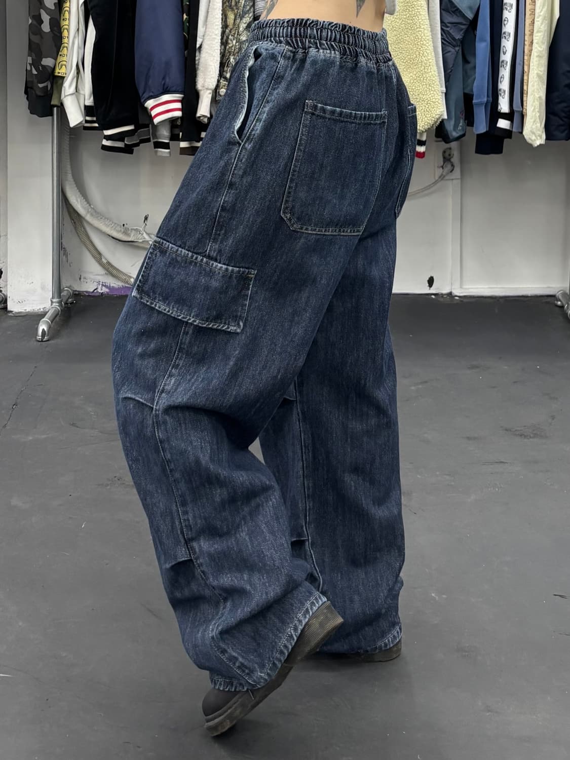 VTG 데님 카고팬츠 상품이미지4