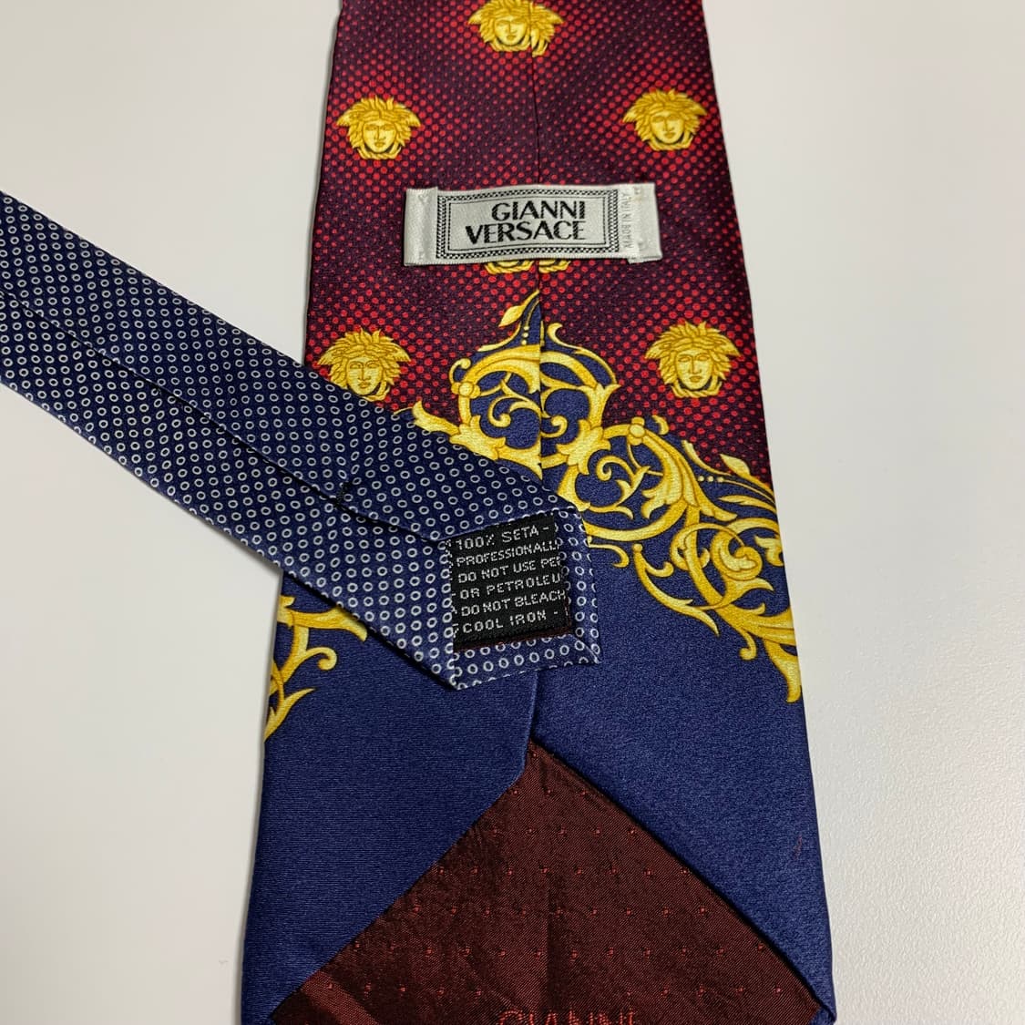 베르사체(VERSACE) 로고플레이 명품넥타이 이태리 100실크 A+ 상품이미지6