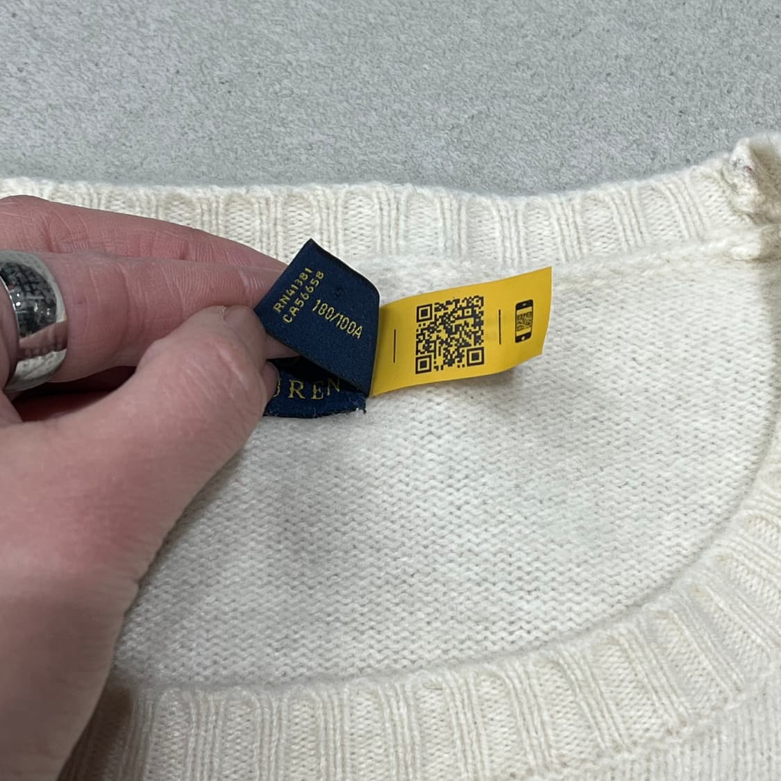 폴로 랄프로렌 캐시미어 울니트 s08898 상품이미지6